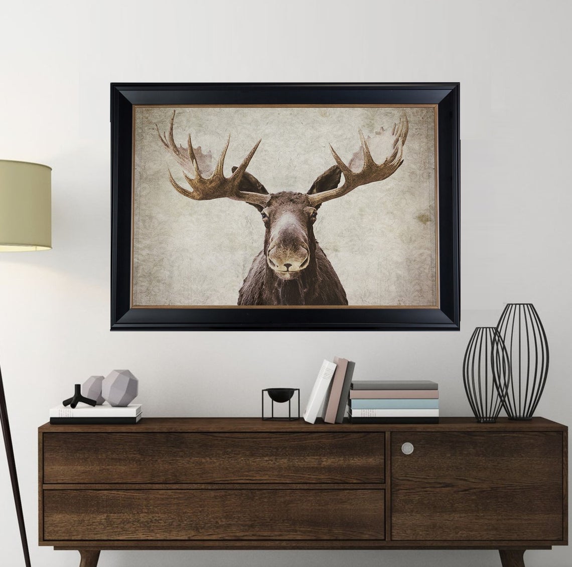 Elmer The Moose Framed Art Ramka Inc