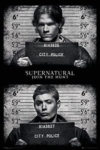 Supernatural - Sam & Dean - Mugshots TV Show Poster