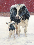 First Christmas Calf by Bonnie Mohr