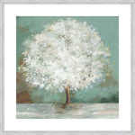 White Tree Framed