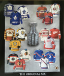 The Original Six  NHL Teams 16 x 20 Poster