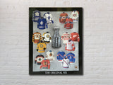 The Original Six  NHL Teams 16 x 20 Poster