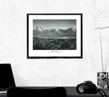 Ansel Adams, Mt. Moran Grand Teton National Park, 1941, Vintage Poster, 20 x 16 inches