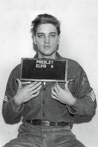 Elvis – 1958 Enlistment Photo