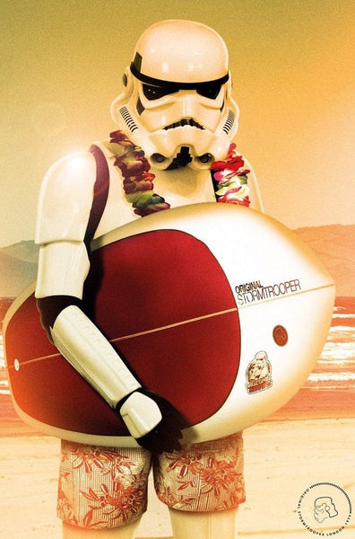 Star Wars Stormtrooper Surf's Up Poster 24 x 36 inches – Art Ramka Inc.