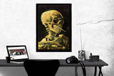 Vincent van Gogh - Skull with Burning Cigarette. 1885 by van Gogh Poster 24 x 36