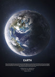 The Earth Photo Poster - Space Exploration