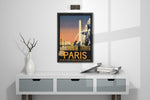 Vintage Paris Travel Poster,