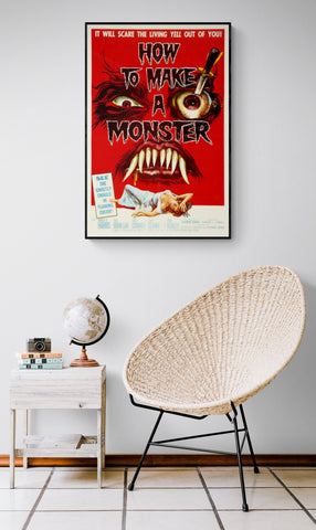 How to Make A Monster Movie Poster Classic Vintage Film