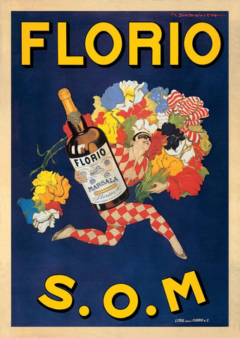 Florio, 1915 by Artist Marcello Dudovich Vintage Poster