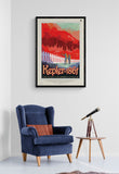 Where the Grass is Always Redder -Kepler-186f - JPL Travel Photo Poster Visions of the Future